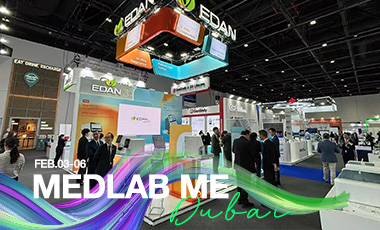 EDAN Showcases Cutting-edge Lab Solutions at Medlab Middle East 2025